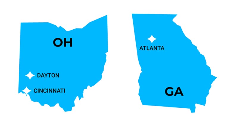 Service Areas